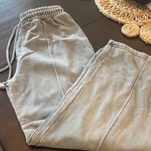 Zara Gray Jogger Sweatpants